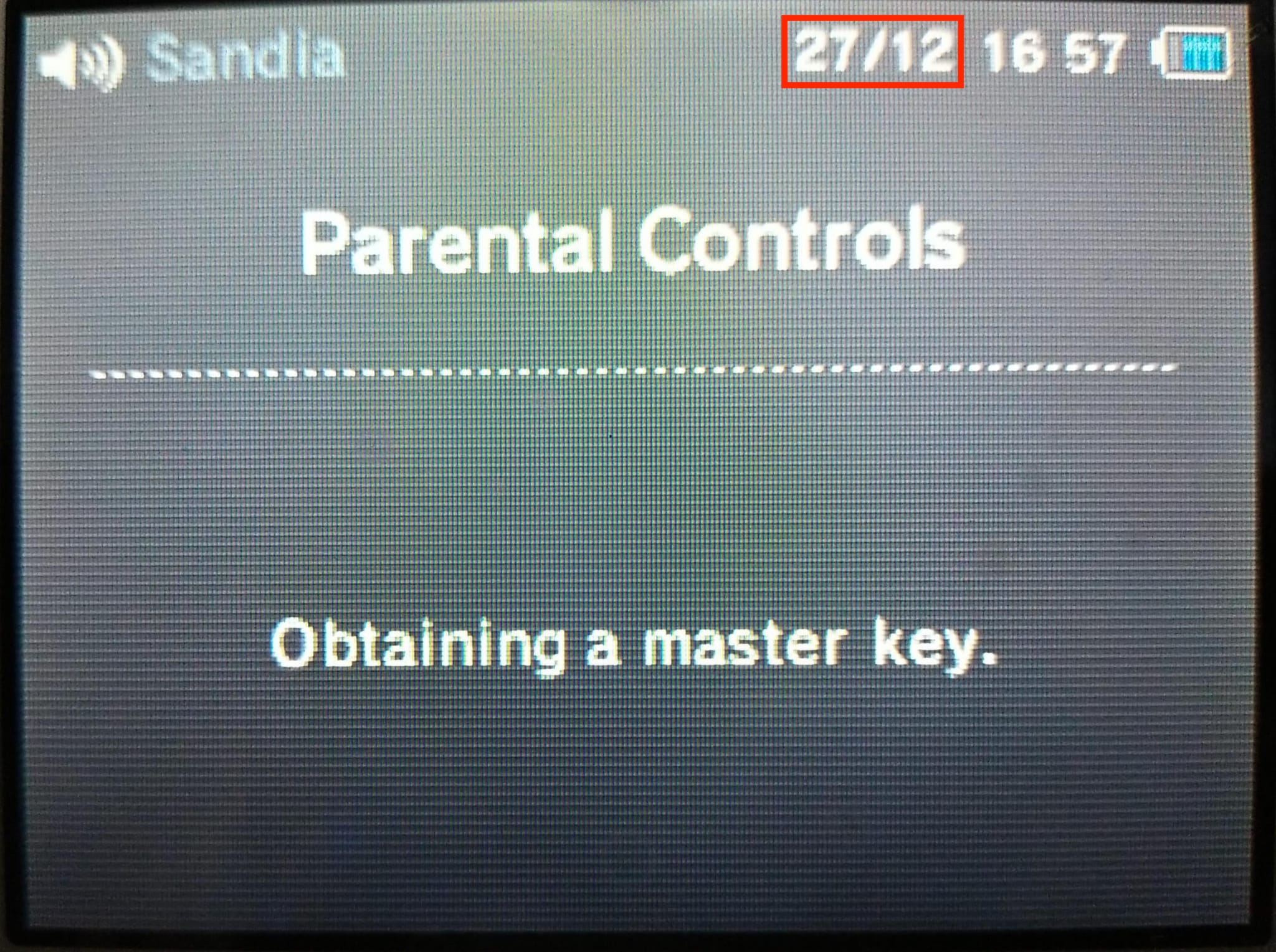 Console device Date, Nintendo Master Key, PIN